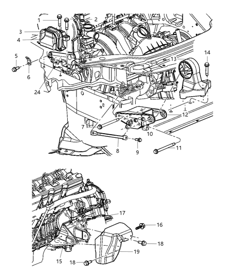 Bracket Engine Mount