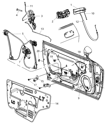 Handle Exterior Door
