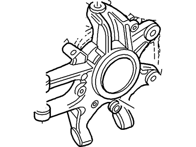 Knuckle And Hub Assy