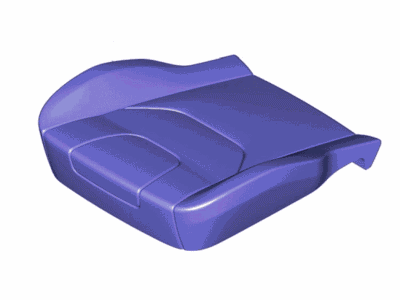Cover And Pad - Front Seat Cushion