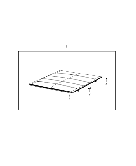 New Fits Chrysler Tonneau Folding Cover Kit - Part # 82211272AE