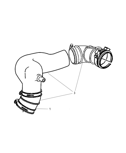 Hose Air Cleaner To Plenum