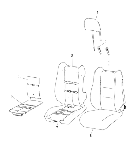 Cover Front Seat Cushion