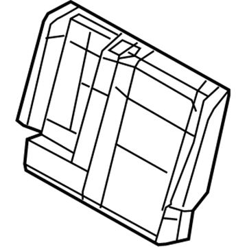 Cover Rear Seat Back 3Rd Row