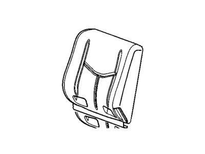 Cover, A95 - Front Bucket Seat (High Back Reclining)(Except "B" Or "D" Trim)