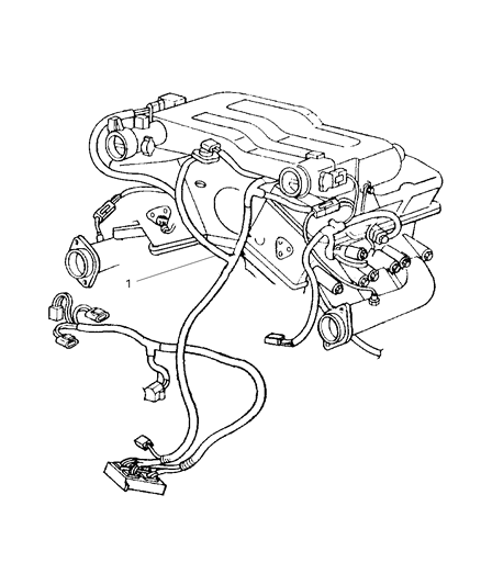 Bracket Engine Wiring