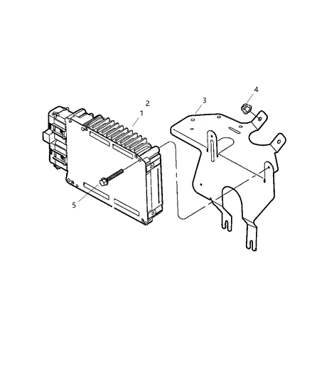 New 2005 Fits Chrysler Pacifica Electrical Powertrain Control Module - Part # R5161323AA
