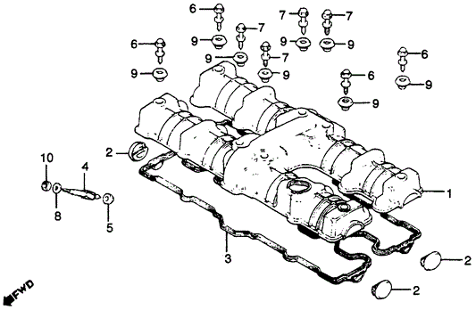 Cover, Cylinder Head Side