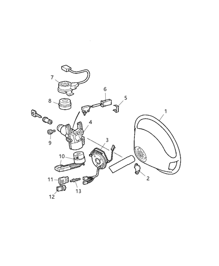 Housing Steering Column Lock