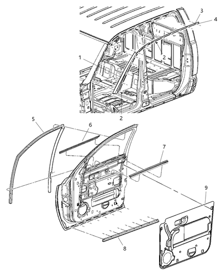 Retainer Weatherstrip