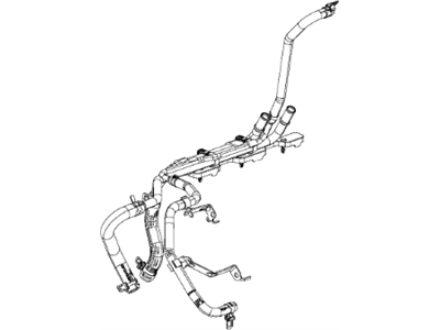 New 2014 Fits Chrysler 3500, 4500, 5500 Hose-Heater Supply And Return - Part # 68190596AD