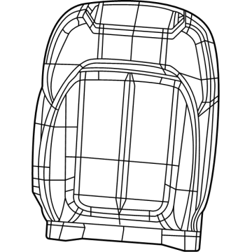 New 2022-2024 Fits Chrysler Wagoneer Cover-Front Seat Back - Part # 7MV03WT5AA