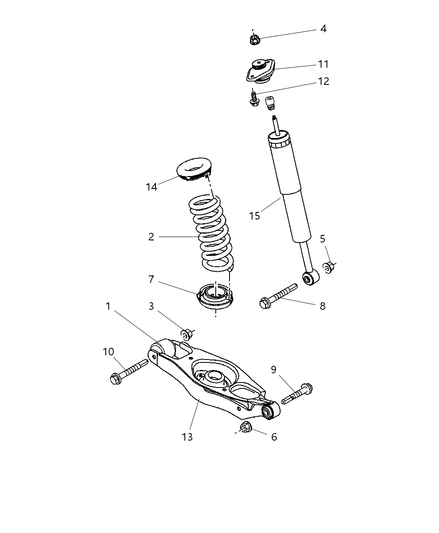 Shock Absorber Kit Suspension Rear