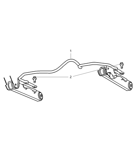 Stabilizer Bar Rear Suspension