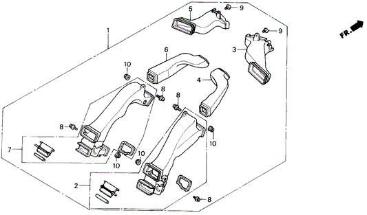 Duct, L. Air (Lower)