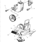 Pump, W/Pulley, Reservoir And Cap