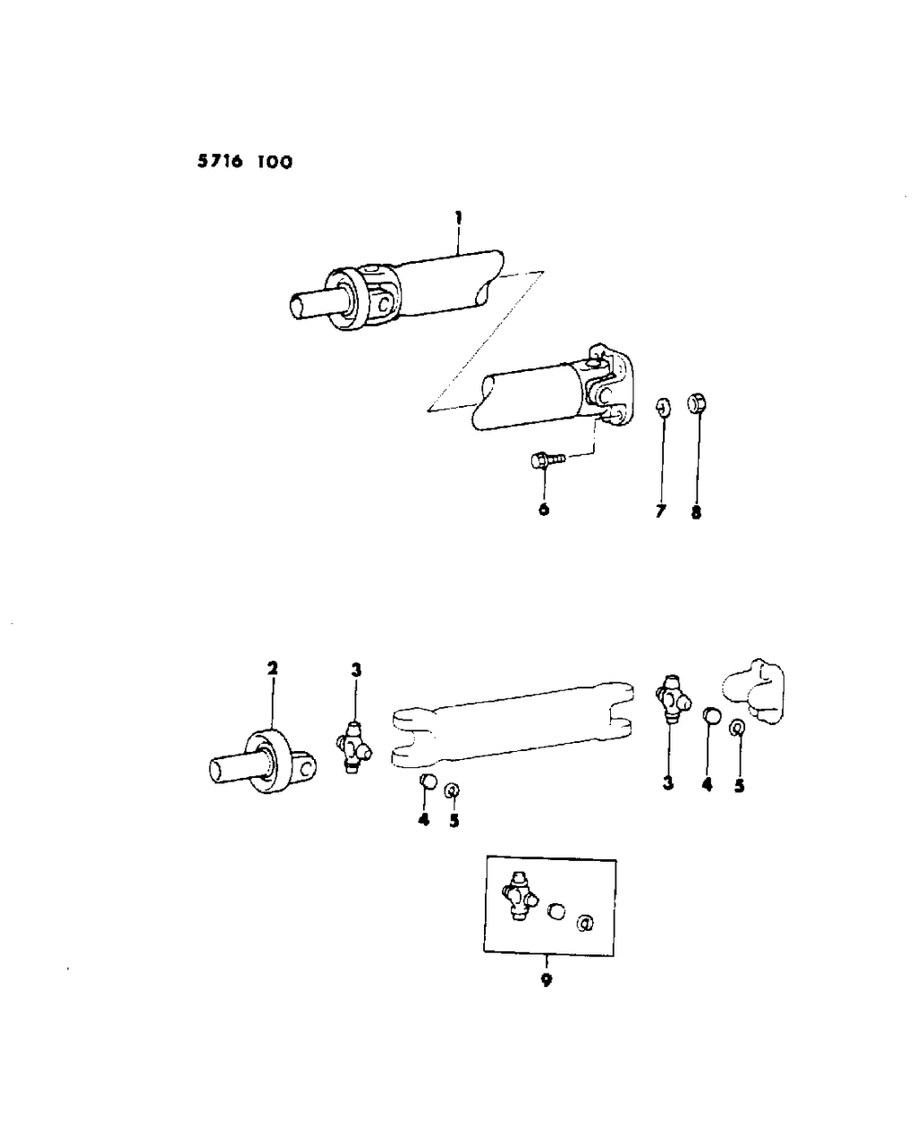 Joint Kit, Universal, Manual And Auto. Trans.