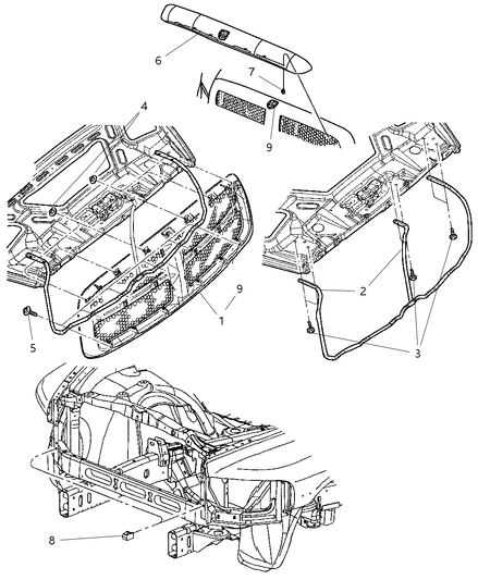 Shield Kit Air - Front Consists Of: Shield, 4 Fasteners And Gumdrops