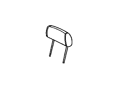New 2007-2008 Fits Chrysler Pacifica Headrest-Rear - Part # 1FE281DAAA