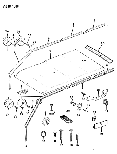 Clip, Retaining