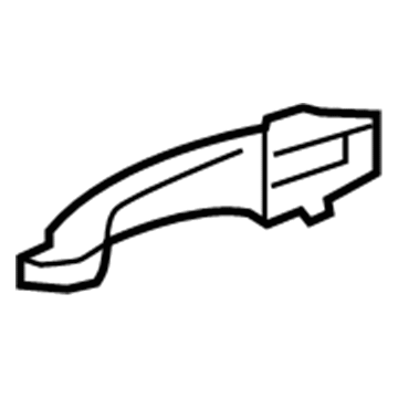 New 2008-2010 Fits Chrysler Avenger Handle-Exterior Door - Part # 1KR95GBSAD