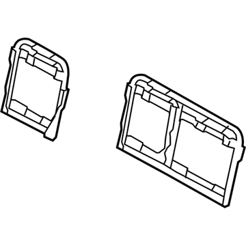 Frame - Rear Seat Back Retaining