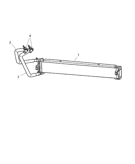 Clip Auxiliary Trans Oil Cooler