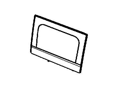 New 2007 Fits Chrysler Wrangler Window-Quarter - Part # 5KD28SX9AA