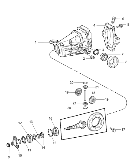 Spacer Drive Pinion Bearing