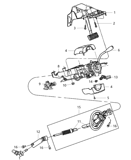 New 2013-2015 Fits Chrysler 3500, 4500, 5500 Column-Steering - Part # 5MZ071U1AB