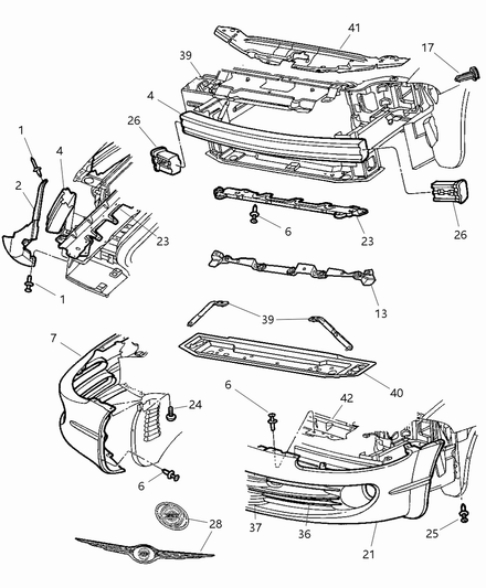 Brace Radiator Crossmember