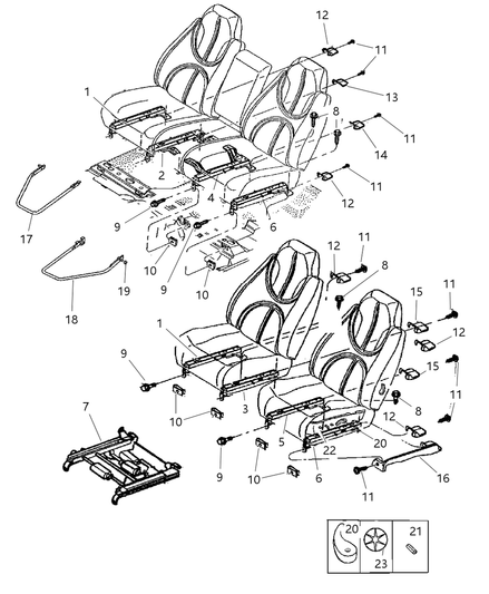 Cover Power Seat Track