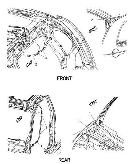 Hose Sunroof Drain