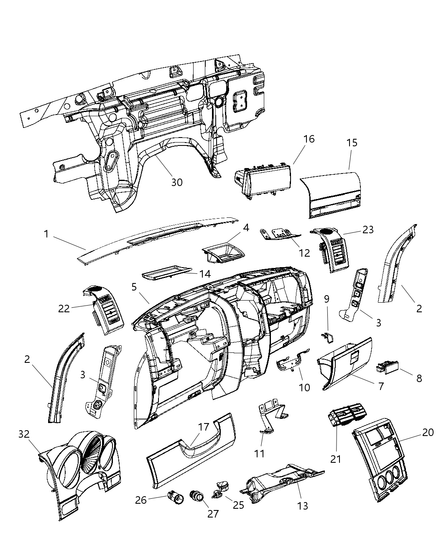 Bezel Cluster