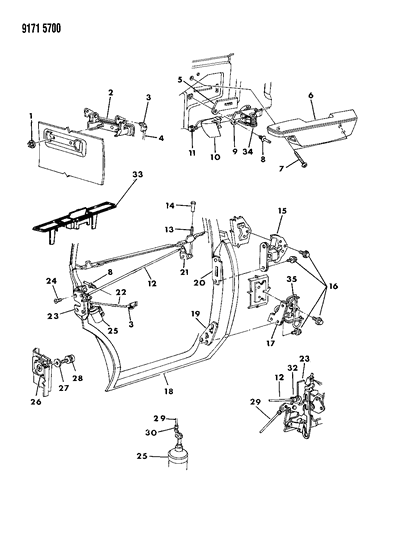 Washer, Latch Striker