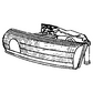 Bracket, Headlamp Mounting, Adjusting Screws Part Of Headlamp Assy., Stamped 5941070-1, Right