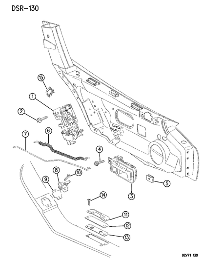 Interlock, Lower Door Restraint