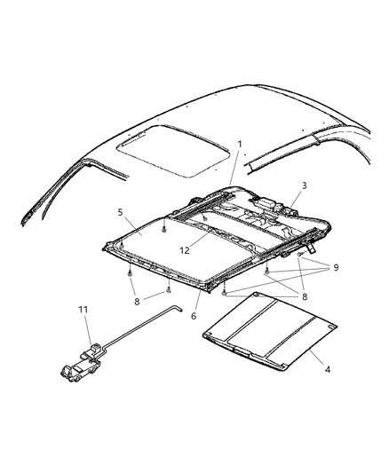 Guide Sunroof Track