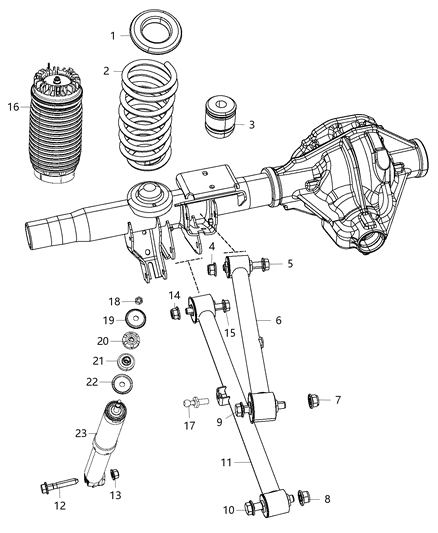 New 2021 Fits Chrysler 1500 Lower Control - Part # 68445267AC