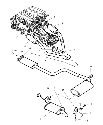 Bracket Exhaust