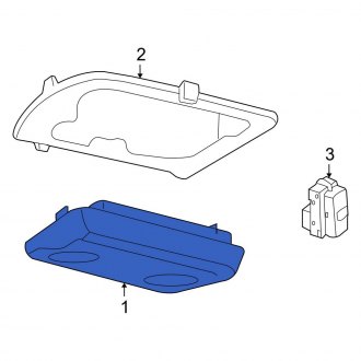 New OEM Upper Overhead Console Fits, 2006-2009 Ford Mustang - Part # 7R3Z76519A70AA