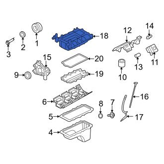 New OEM Upper Engine Intake Manifold Fits, 2007-2012 Ford Mustang - Part # 7R3Z9424CA