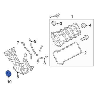 New OEM Rear Engine Crankshaft Seal Fits, 2021-2024 Ford Bronco - Part # JR3Z6701A