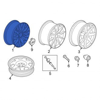 New OEM Wheel Fits, 2015-2019 Ford Mustang - Part # FR3Z1007P