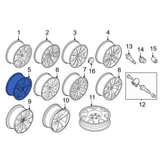 New OEM Wheel Fits, 2016-2023 Ford Mustang - Part # GR3Z1007A