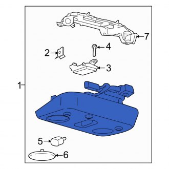 New OEM Upper Overhead Console Fits, 2015-2017 Ford Mustang - Part # FR3Z63519A70GB