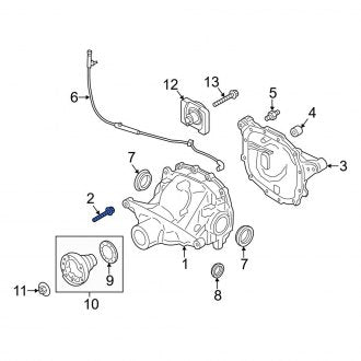 New OEM Rear Differential Housing Bolt Fits, 2015-2024 Ford Mustang - Part # W716983S439