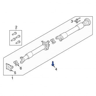 New OEM Rear Drive Shaft Bolt Fits, 2015-2024 Ford Mustang - Part # FR3Z4B496B