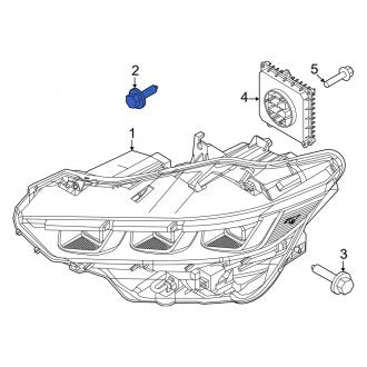 New OEM Upper Headlight Mounting Bolt Fits, 2024 Ford Mustang - Part # W720434S450B