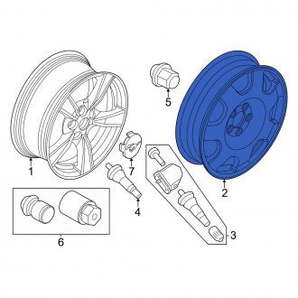 New OEM Wheel Fits, 2024 Ford Mustang - Part # PR3Z1007G